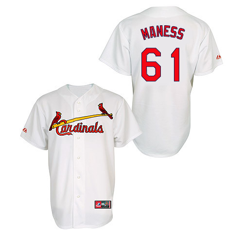 Seth Maness #61 MLB Jersey-St Louis Cardinals Men's Authentic Home Jersey by Majestic Athletic Baseball Jersey